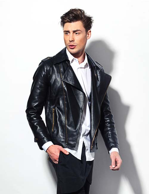 Black Leather Jacket - Image 2